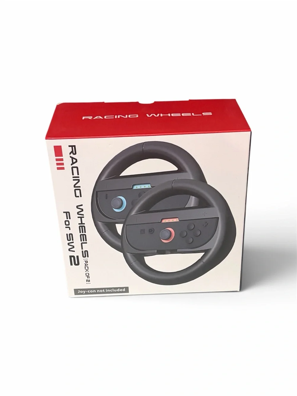E2 Steering Wheels for Nintendo Switch 2 Console JoyCons, Racing Wheels for Mari